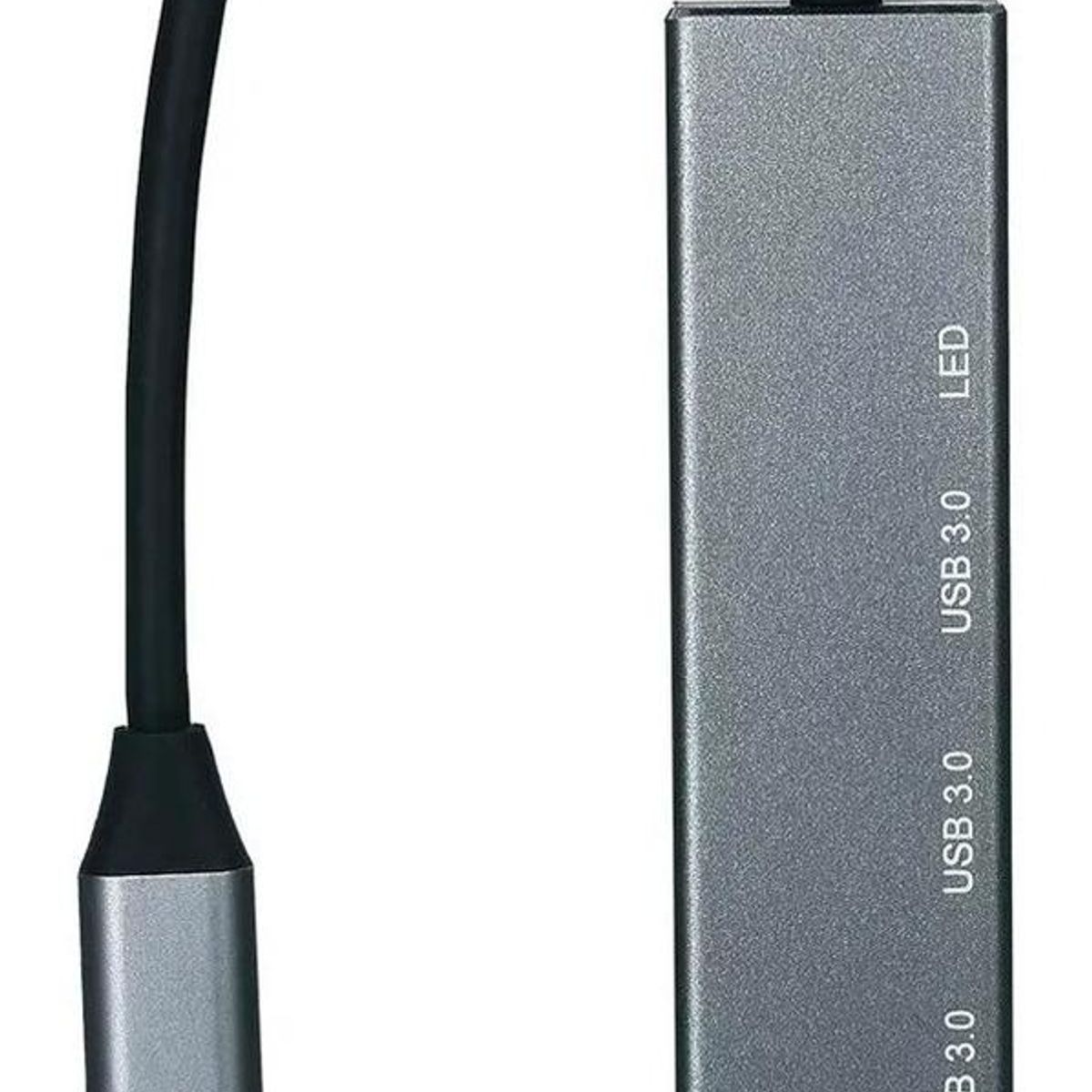 GENERICO - Hub USB Tipo C 30 con 4 Puertos USB Metálico