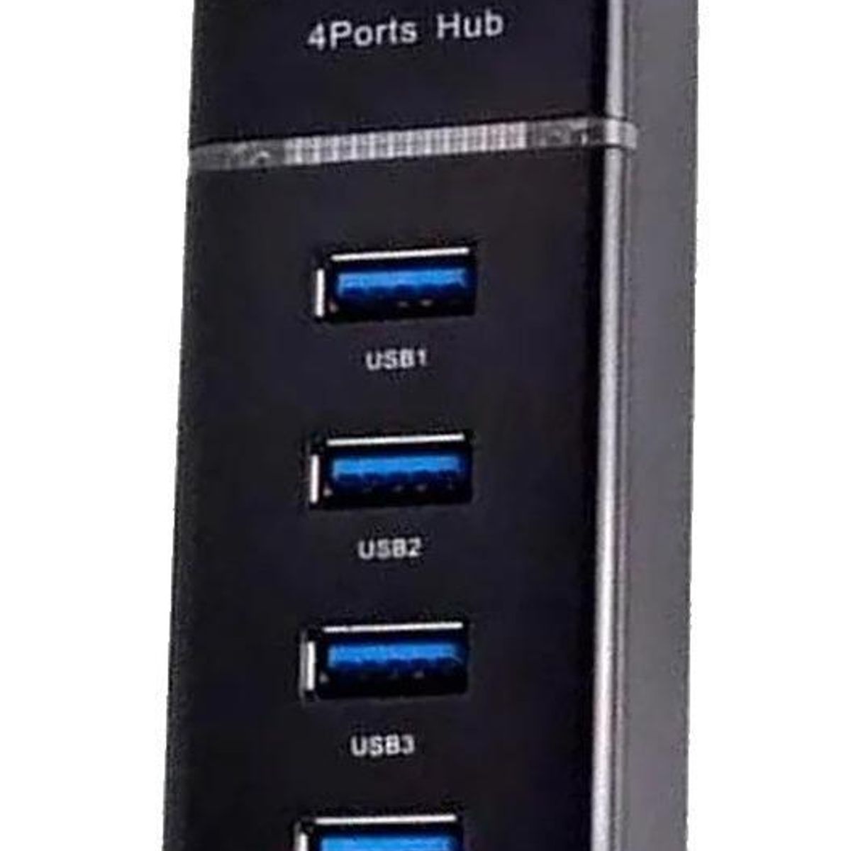 GENERICO - Hub USB 30 de 4 Puertos con Indicadores LED y Cable de 30 cm