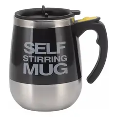 GENERICO - Taza Mezcladora Automática de Acero Inoxidable 400 ml.