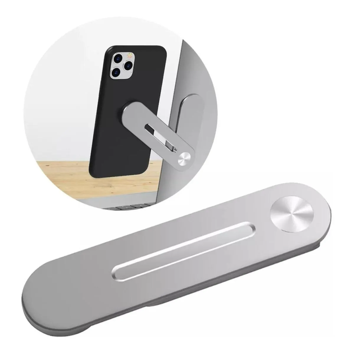 GENERICO - Soporte Magnético para Celular en Notebook y Monitor