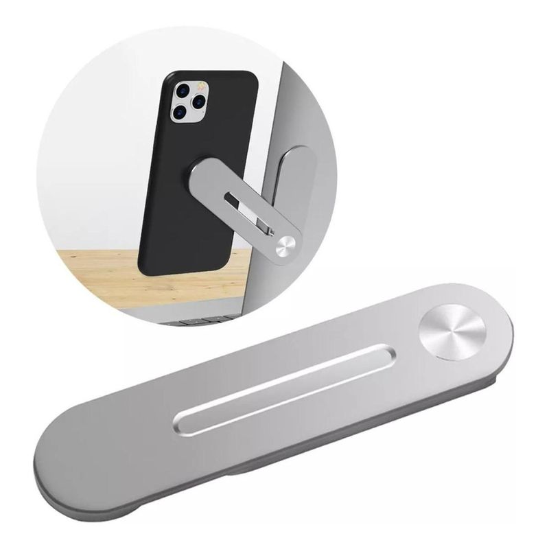 GENERICO - Soporte Magnético para Celular en Notebook y Monitor