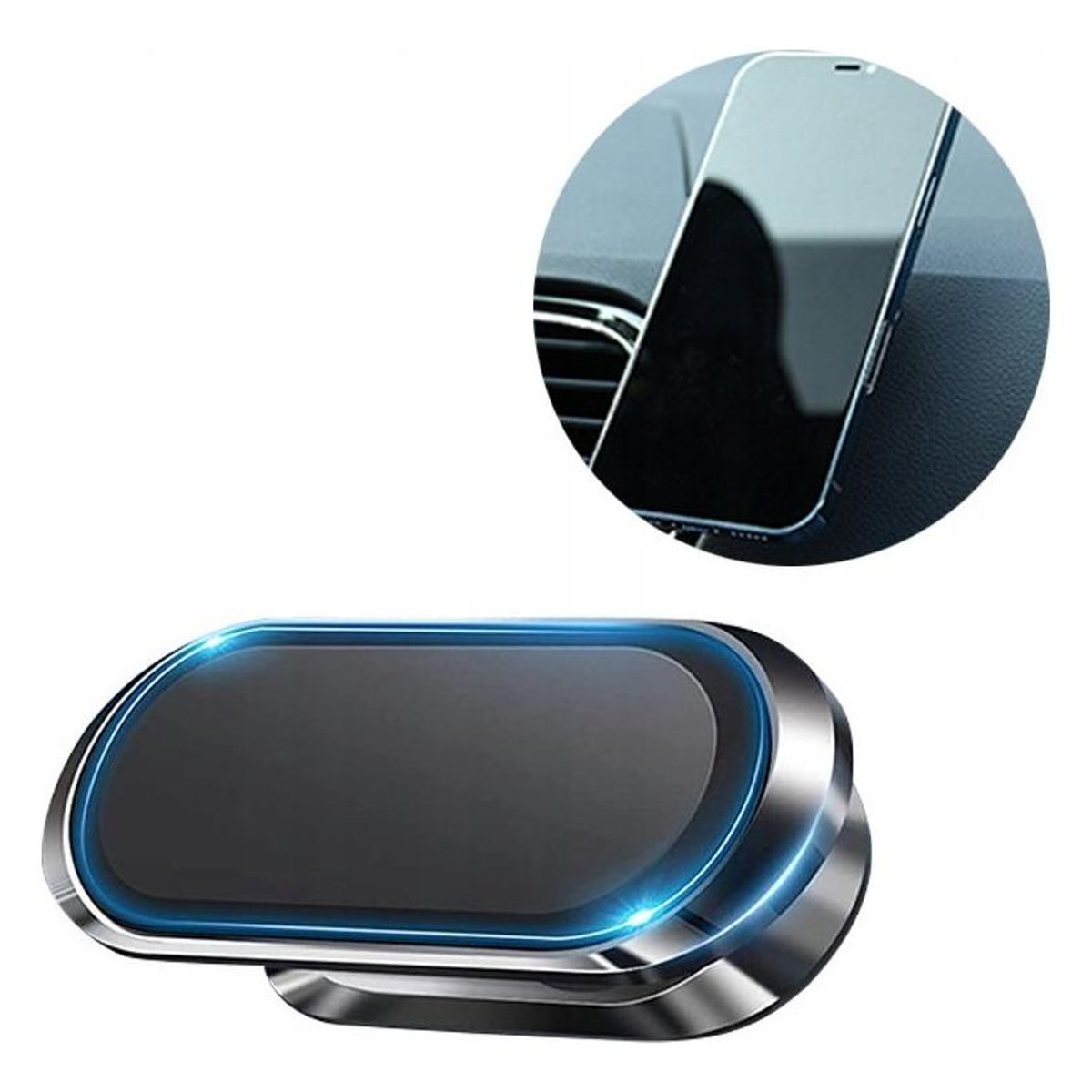 GENERICO - Soporte Magnético para Teléfono 360° Giratorio para Coche