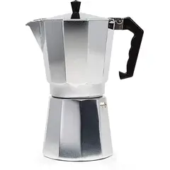 GENERICO - Cafetera Italiana de Aluminio para 6 Tazas
