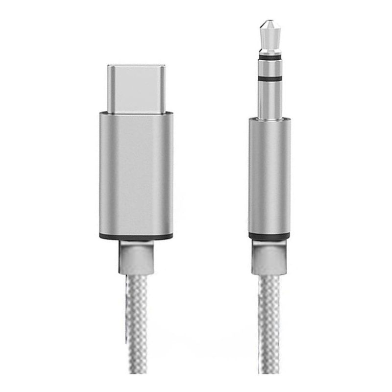 GENERICO - Cable de Audio Tipo C a Jack 35mm Nylon Reforzado