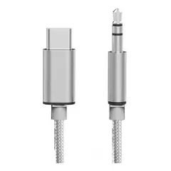 GENERICO - Cable de Audio Tipo C a Jack 35mm Nylon Reforzado