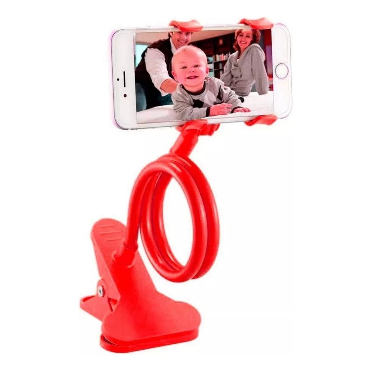 GENERICO - Soporte Celular Flexible con Pinzas Ajustables