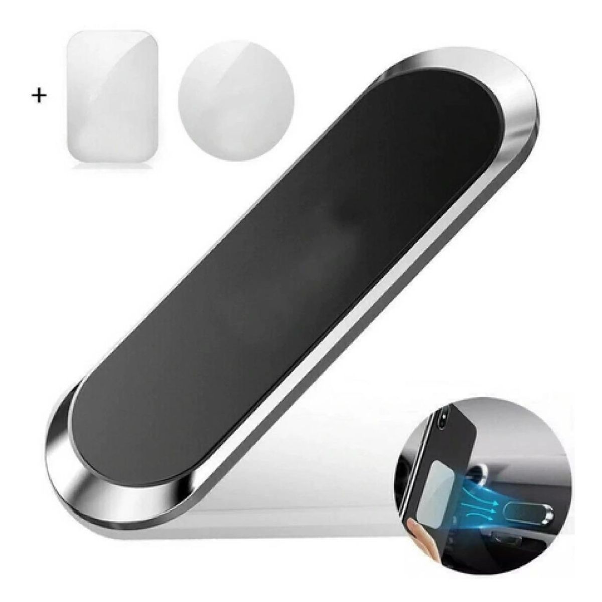 GENERICO - Soporte Magnético para Teléfono en Auto Diseño Compacto