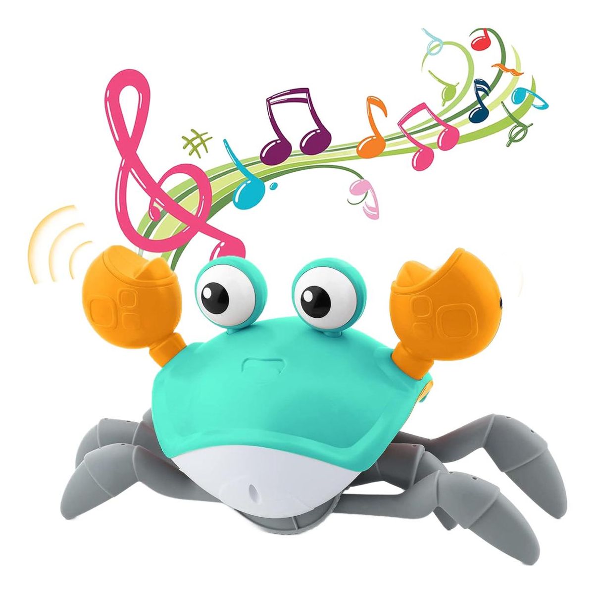 GENERICO - Cangrejo Musical Interactivo con Sensor de Evasión