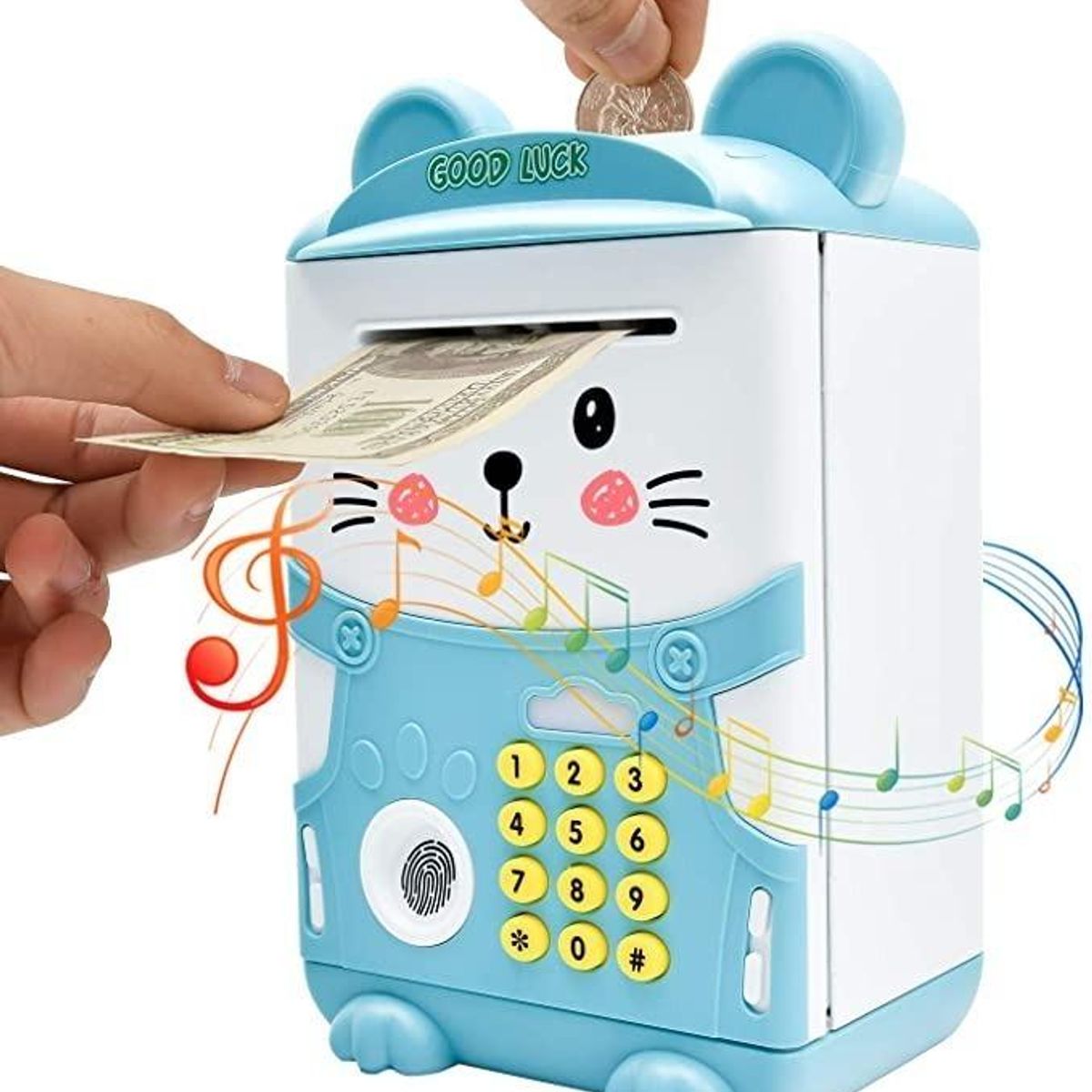 GENERICO - Alcancía Automática con Sonido y Contraseña para Niños