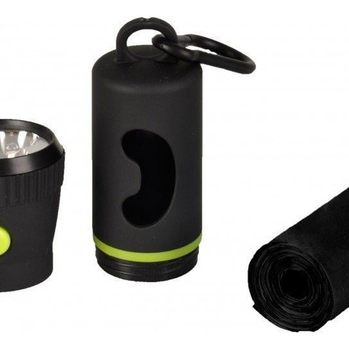GENERICO - Dispensador de Bolsas para Perro con Linterna Integrada.