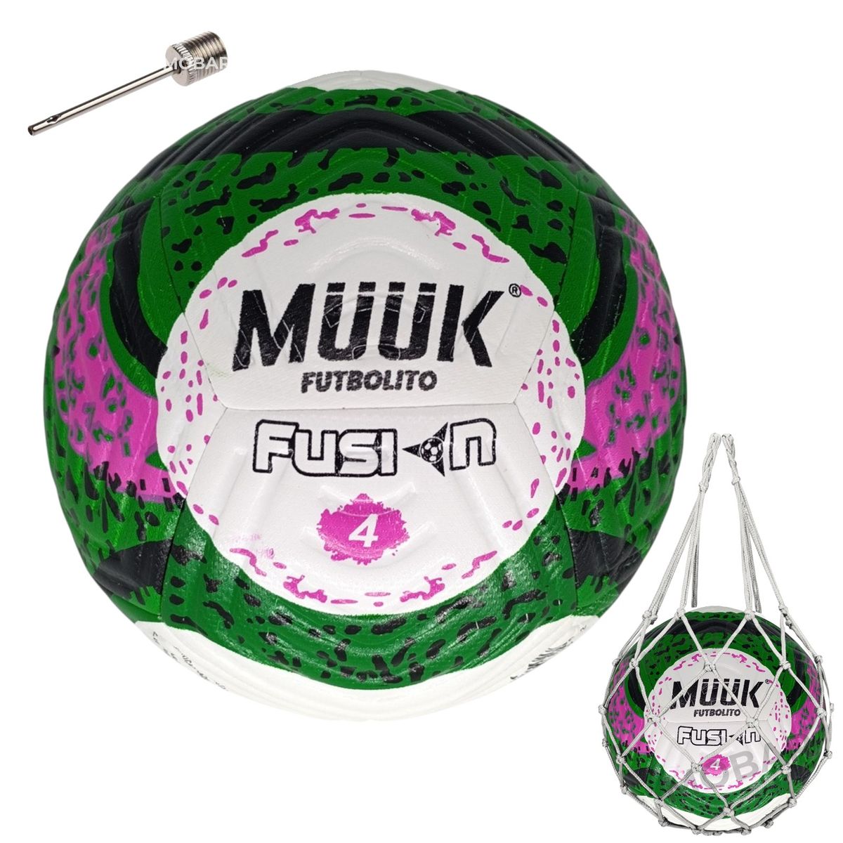 MUUK - Balon Pelota Futbolito Baby Futbol Muuk Fusion N4 Bote Bajo