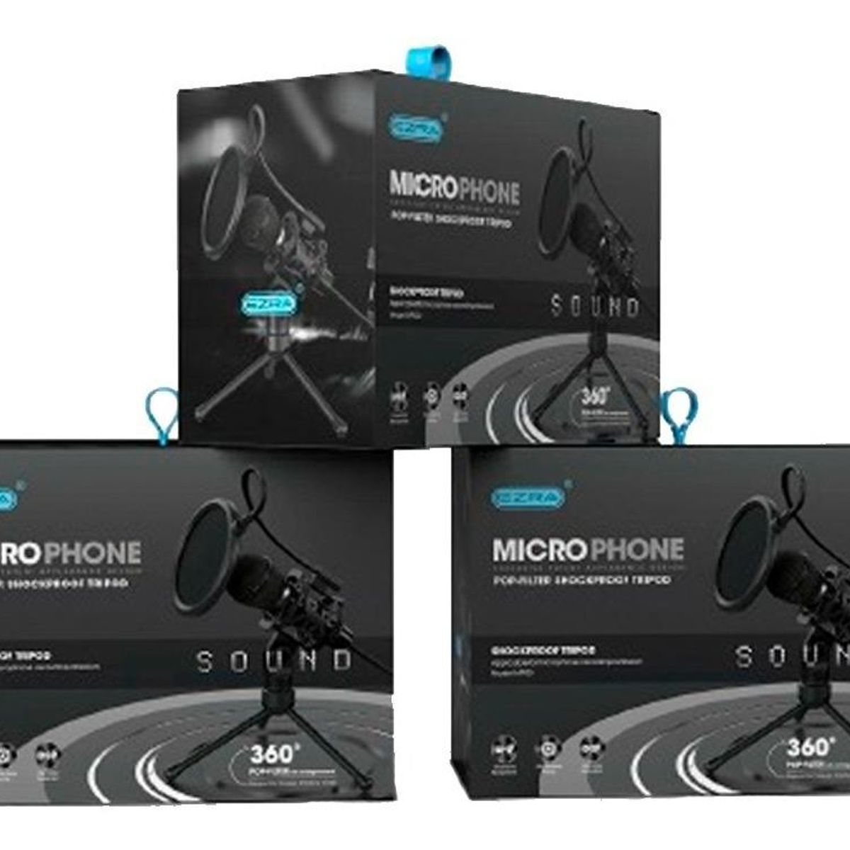 GENERICO - Kit de Micrófono Condensador con Tripié y Conexión 35mm