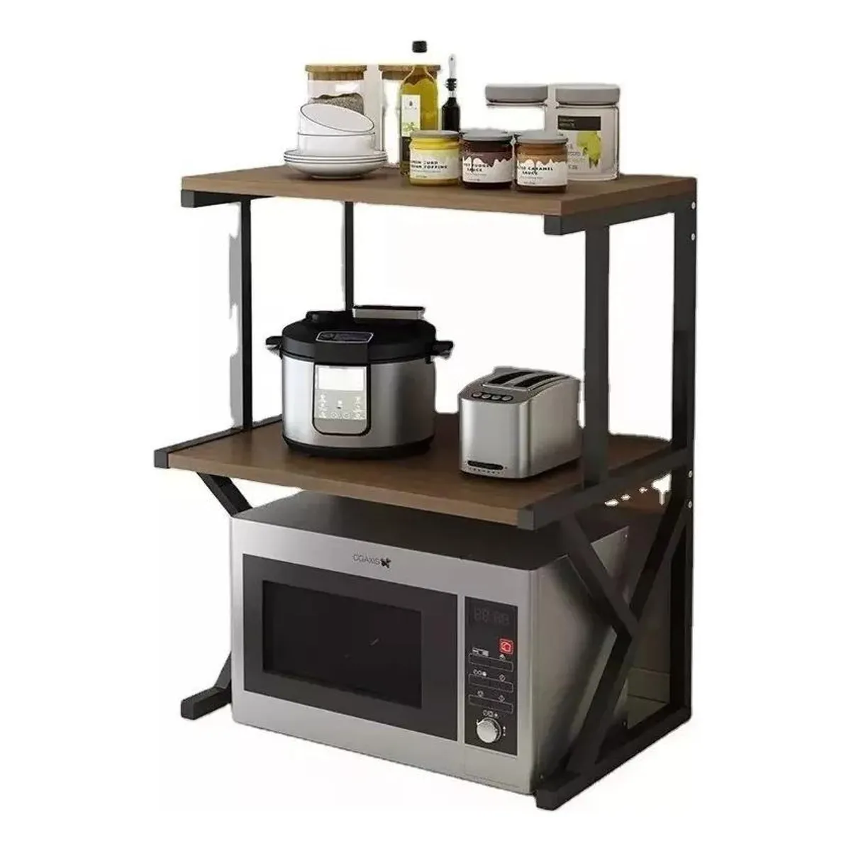 GENERICO - Estante Organizador de Cocina con Soporte para Microondas