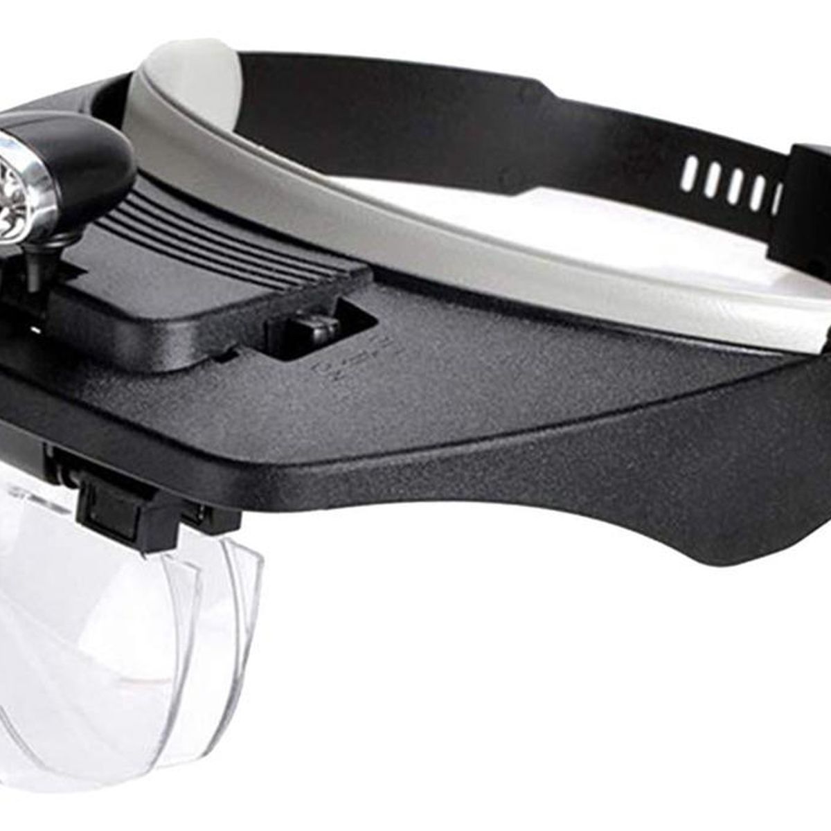 GENERICO - Lupa de Cabeza con Luz LED y Lentes Intercambiables