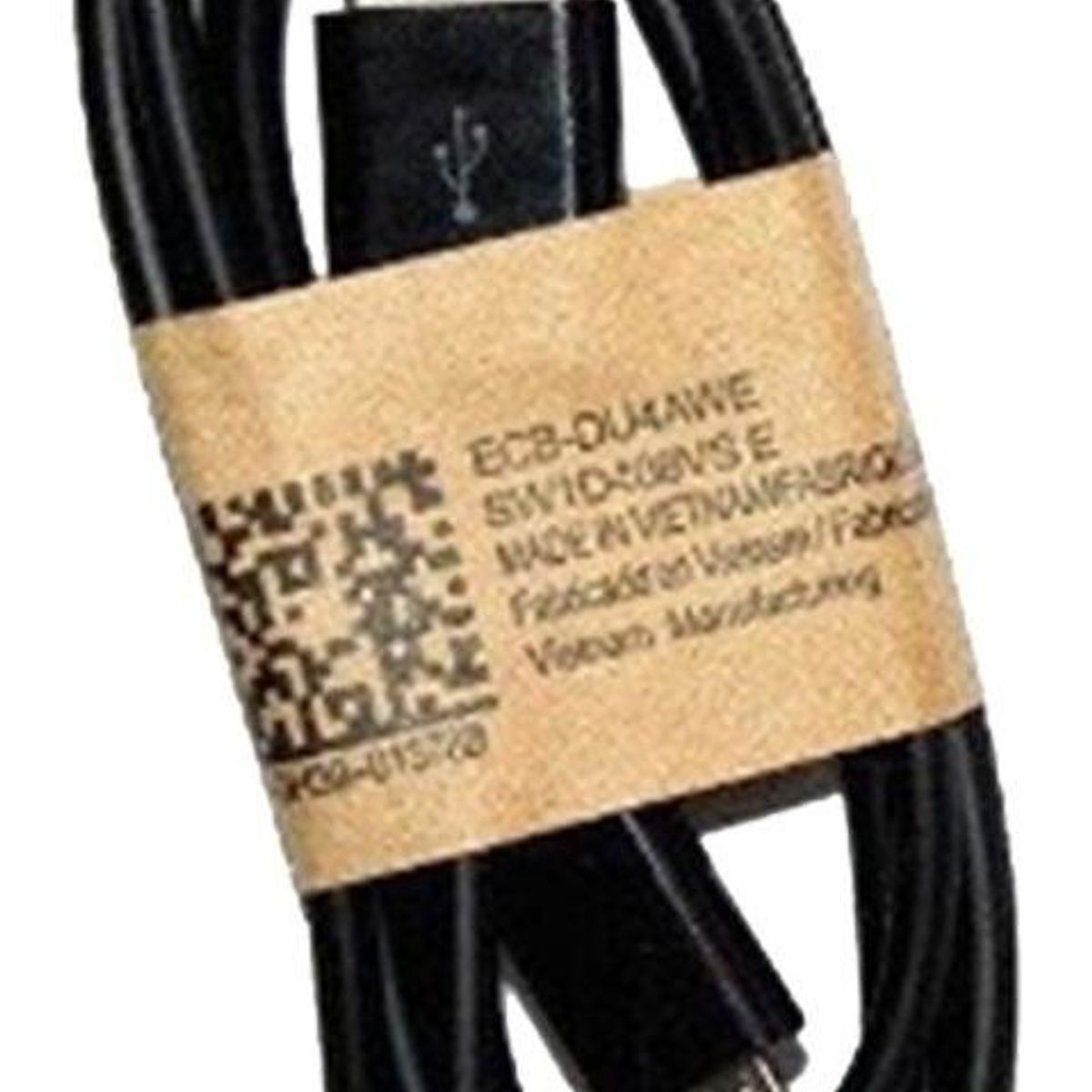 GENERICO - Cable Micro USB Negro 1 Metro para Carga y Transferencia