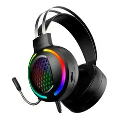 GENERICO - Auriculares Gamer AS-60 con Luz RGB y Micrófono Omnidireccional