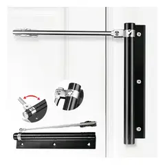 GENERICO - Cierrapuertas Automático de Acero Inoxidable para Puertas