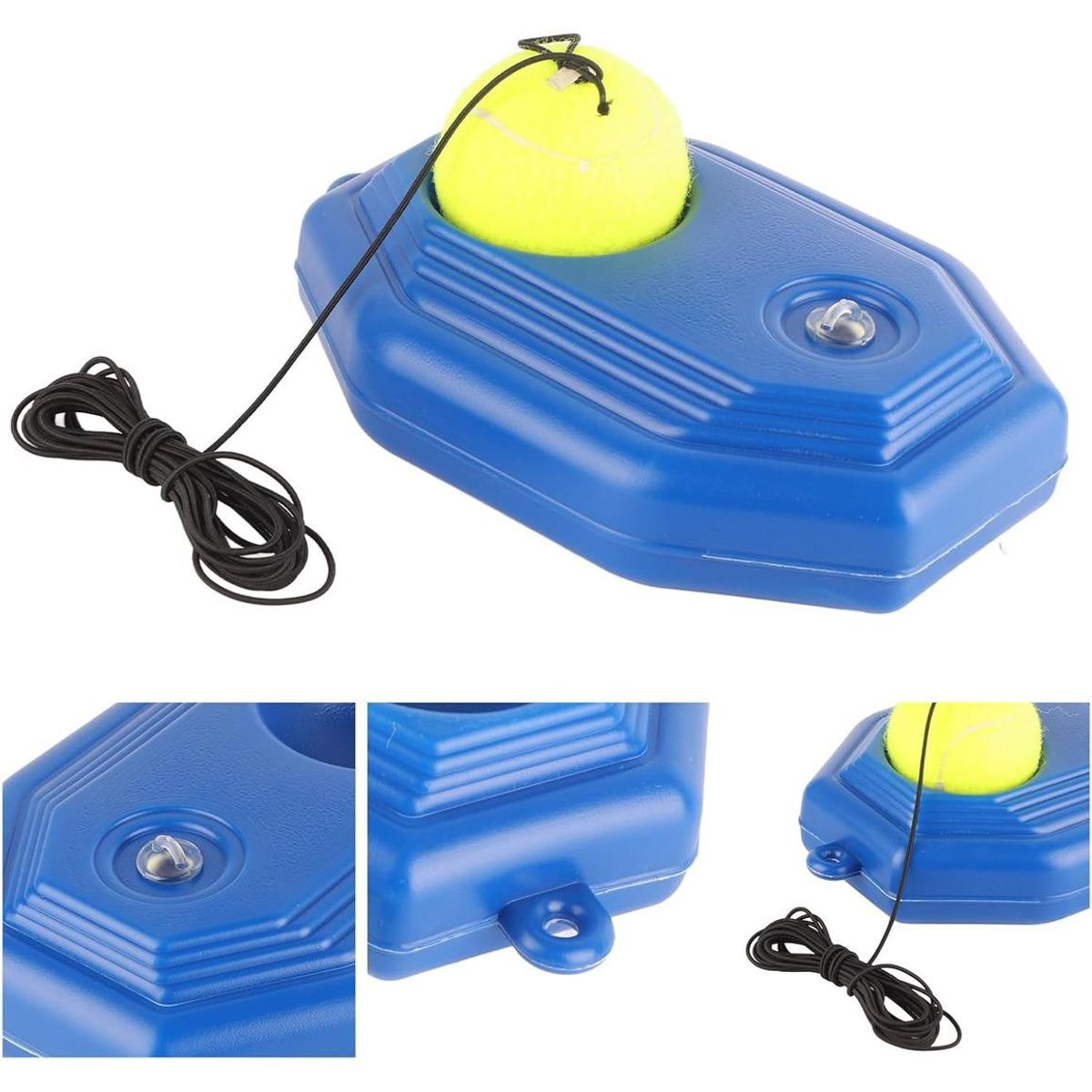 GENERICO - Base de Entrenamiento de Tenis con Cuerda Elástica