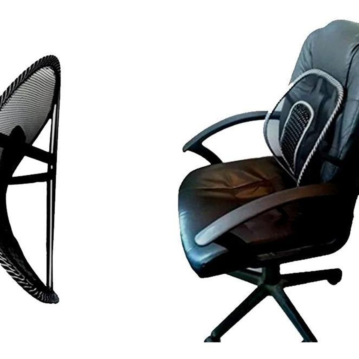 GENERICO - Respaldo Lumbar Ergonómico para Silla de Oficina