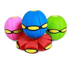 GENERICO - Pelota Plana LED con Luz Neón para Juegos Activos