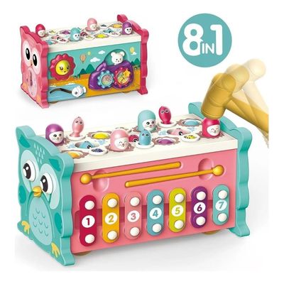 Imagen 2 del producto Juguete Montessori Búho Musical con Martillo para Bebés