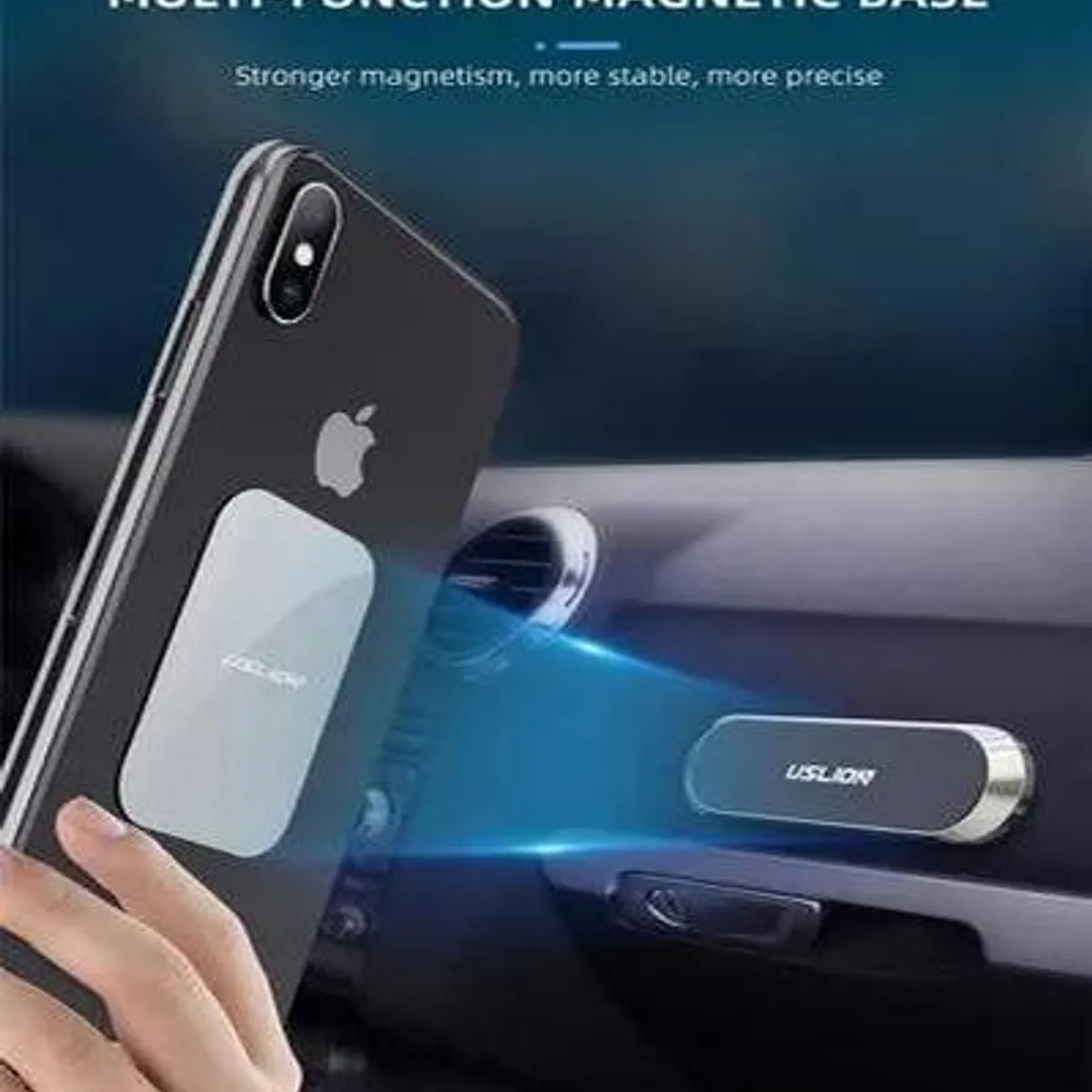GENERICO - Soporte Magnético para Celular de Auto Estable y Práctico