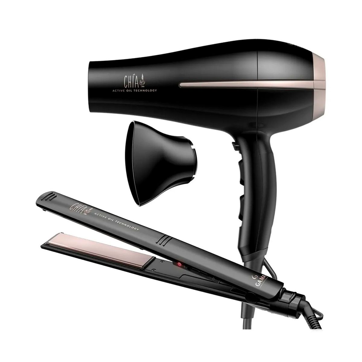 GAMA - Pack Gama Secador Bora + Alisador Elegance Chia