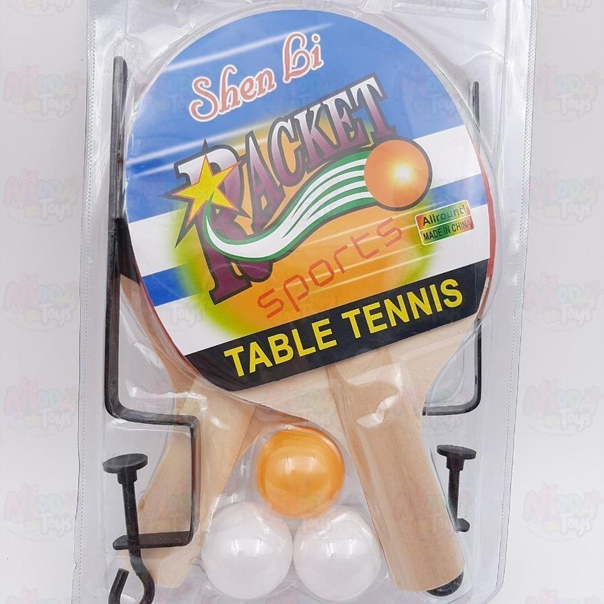 GENERICO - Juego de Mesa Ping Pong con Raquetas y Pelotitas