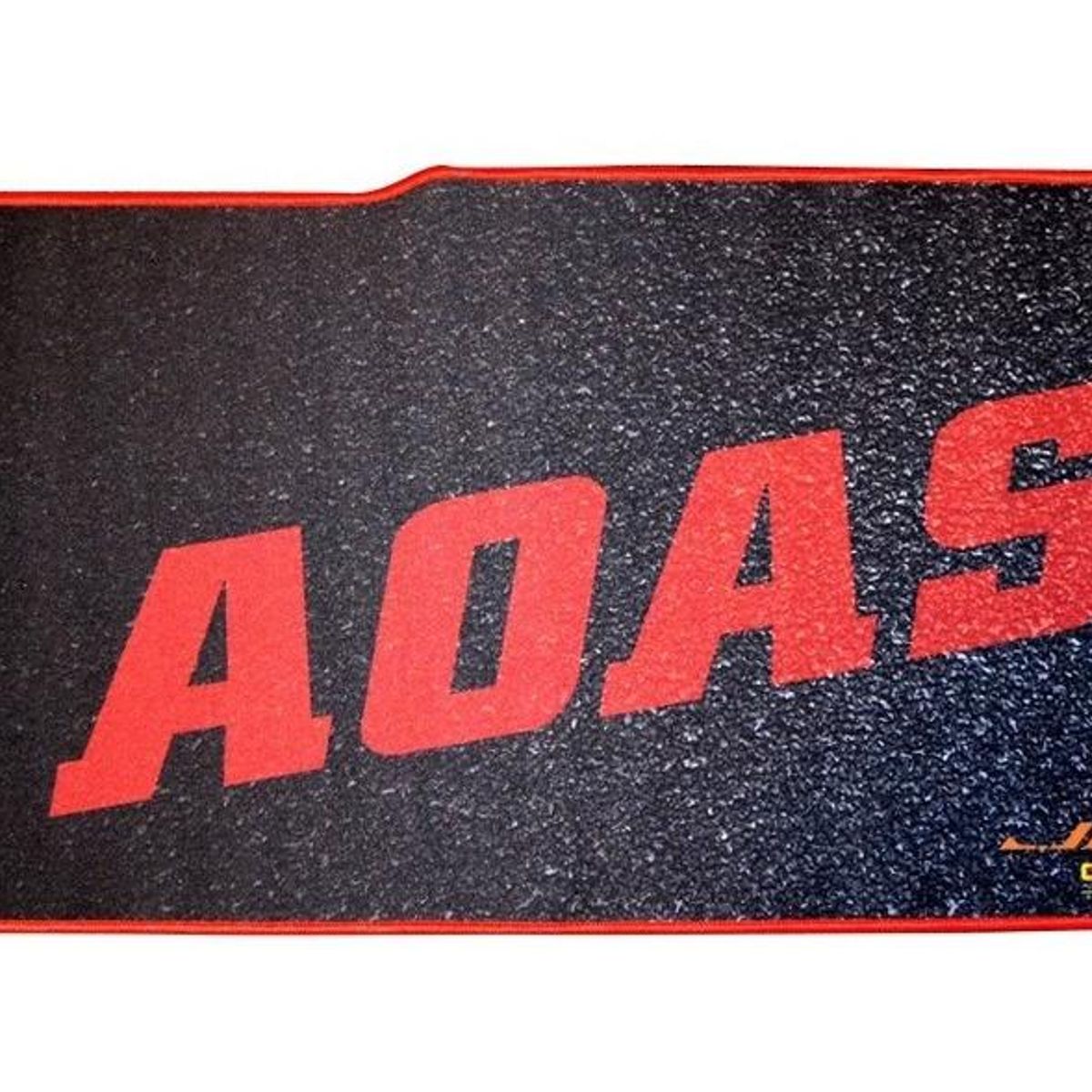 GENERICO - Mouse Pad XXL 80x30 cm Antideslizante Diseño Negro y Rojo