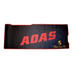 GENERICO - Mouse Pad XXL 80x30 cm Antideslizante Diseño Negro y Rojo