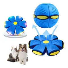 GENERICO - Pelota Mágica LED Cambiante en Forma de OVNI para Mascotas