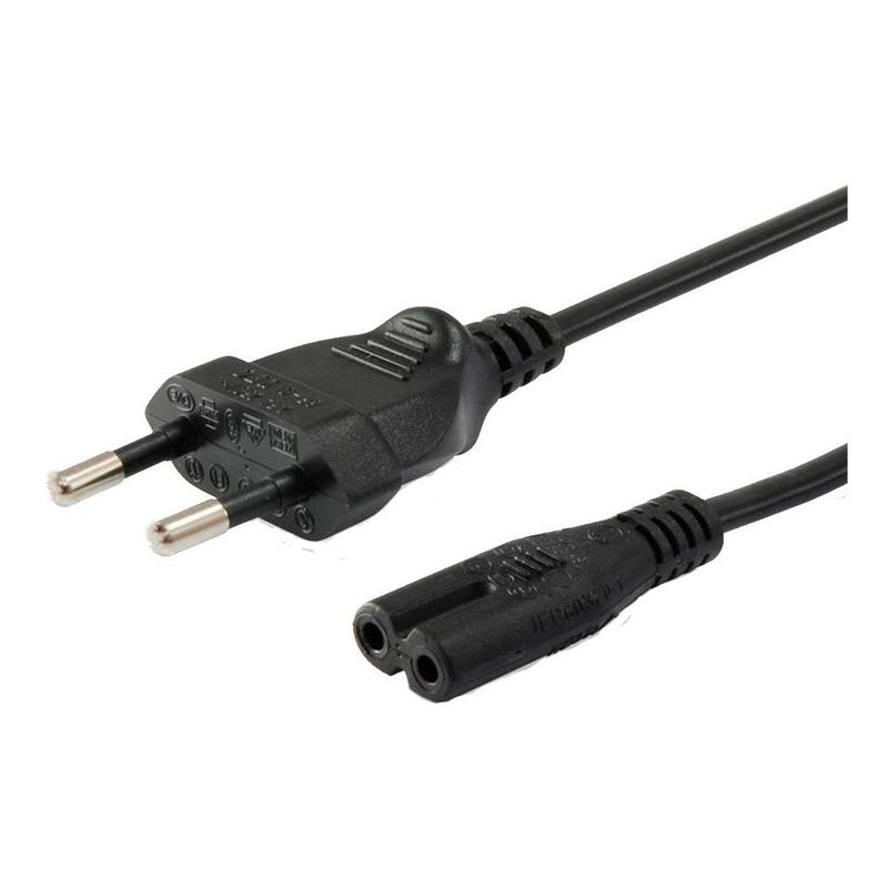 GENERICO - Cable de Poder Tipo 8 para TV y Computadores