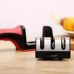 GENERICO - Afilador Manual Portátil para Cuchillos y Tijeras