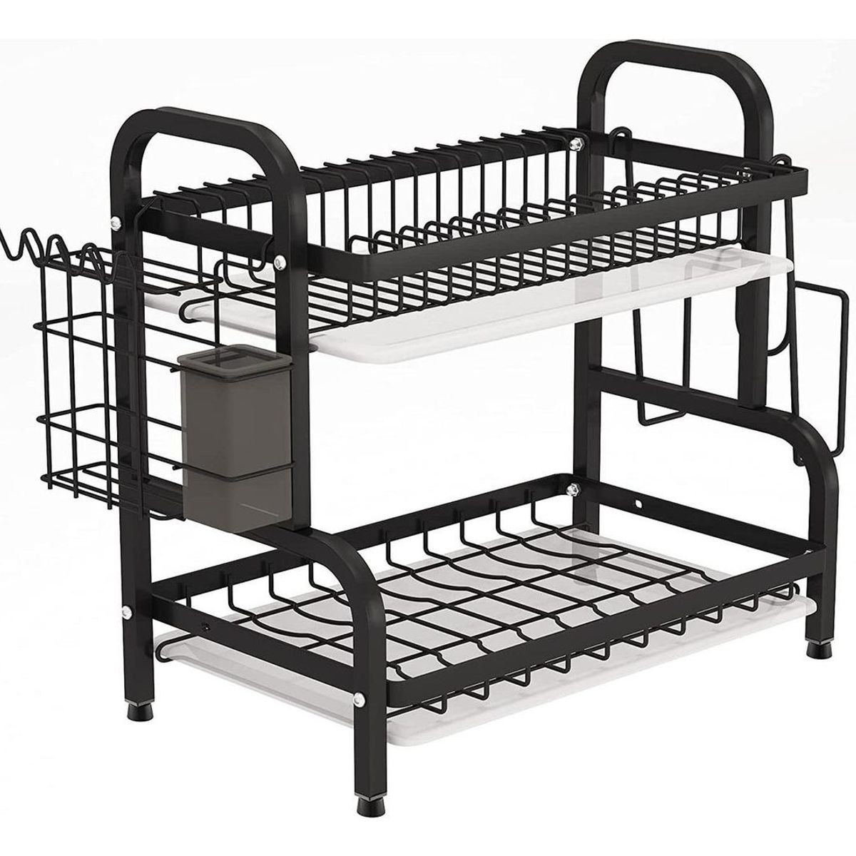 GENERICO - Escurridor de Platos de Acero Inoxidable 2 Niveles