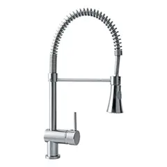 GENERICO - Llave Monomando Profesional para Lavaplatos Plateada