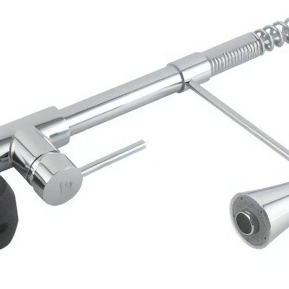 GENERICO - Llave Monomando Profesional para Lavaplatos Plateada