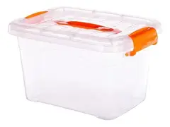 GENERICO - Caja Organizadora Transparente de Plástico 151 Litros