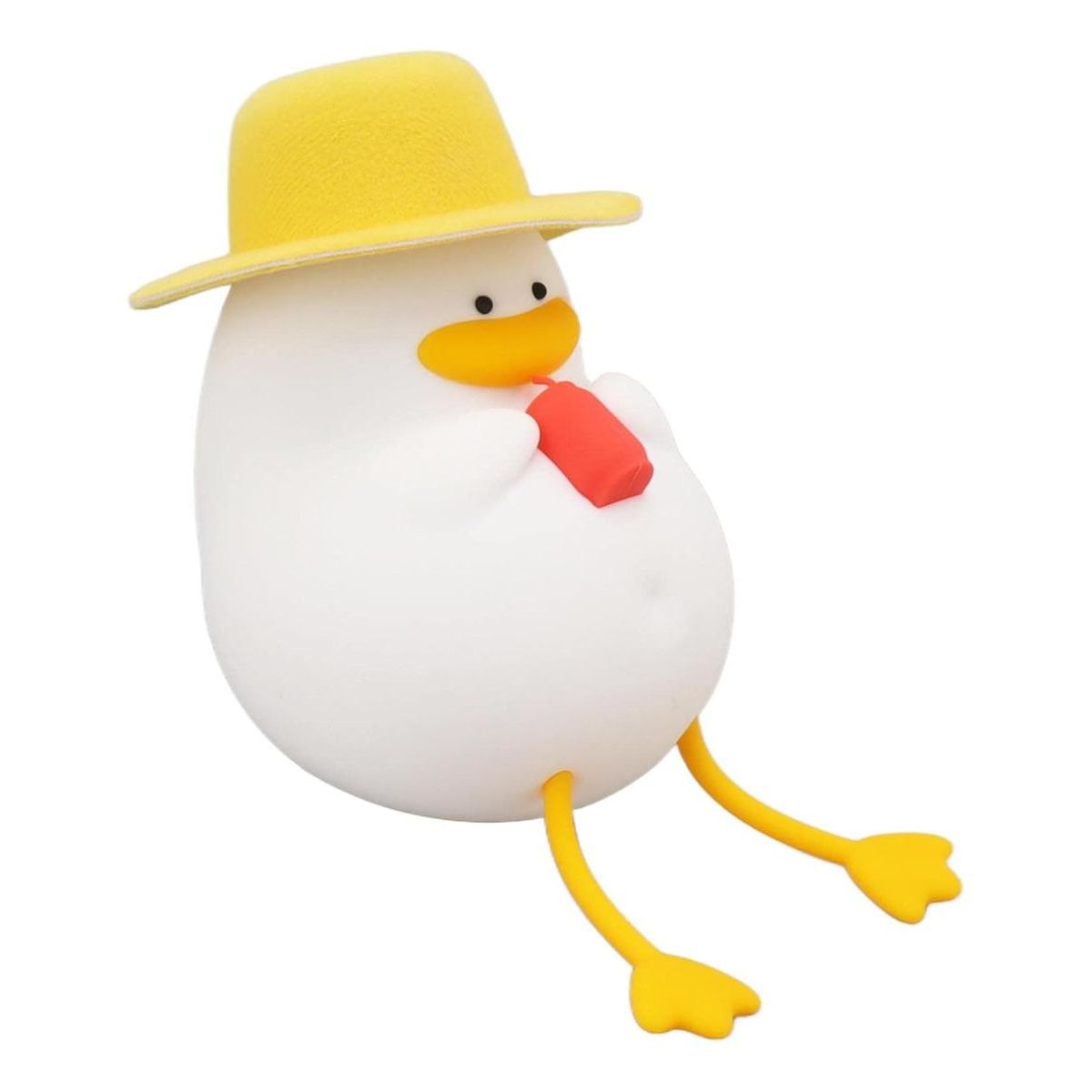 GENERICO - Luz Nocturna Recargable LED Pato de Silicona para Niños