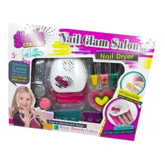 GENERICO - Kit de Manicura para Niñas con Secadora y Accesorios
