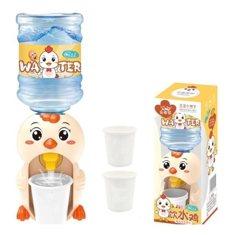 GENERICO - Mini Dispensador de Agua con Vasos para Niños
