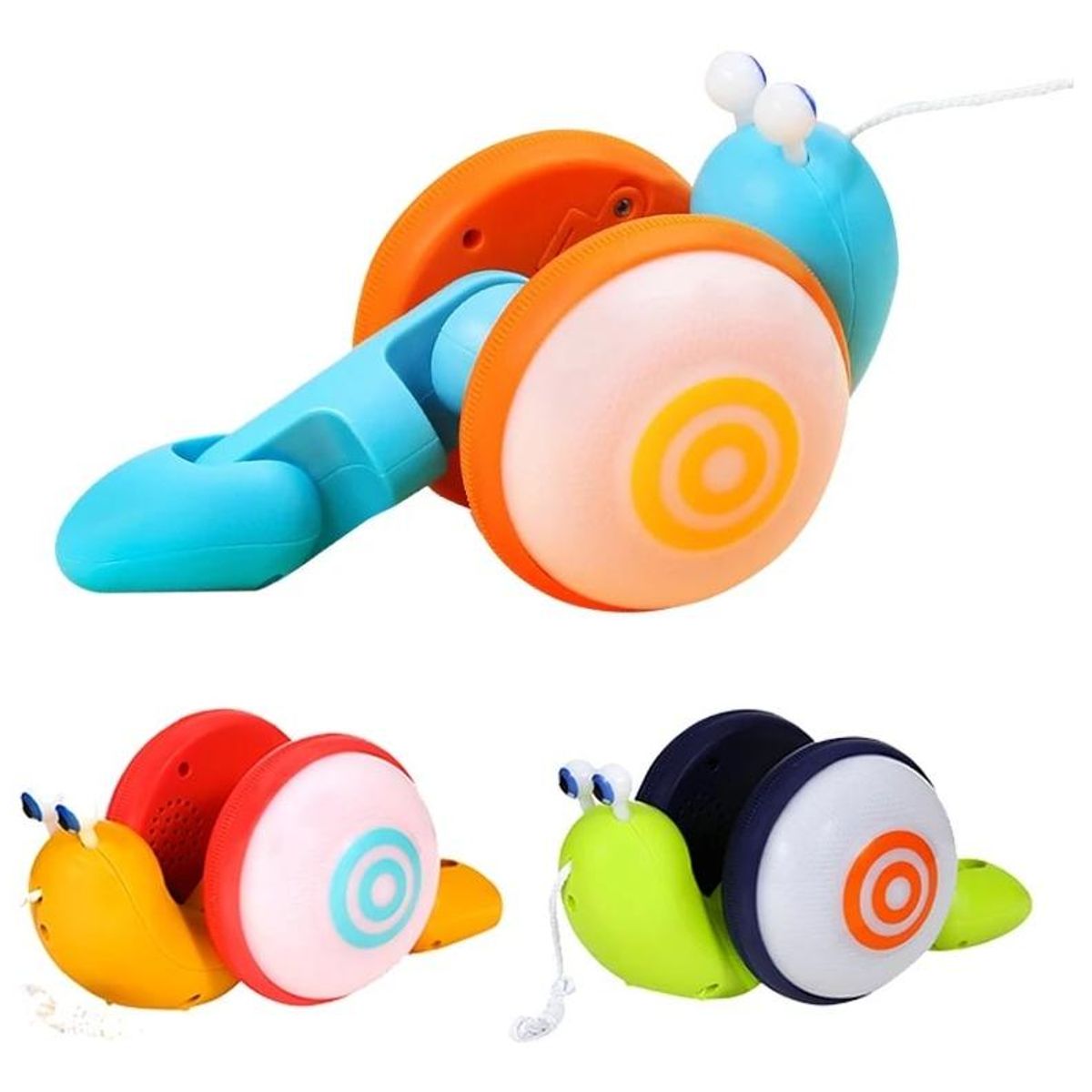 GENERICO - Juguete Interactivo para Bebés Caracol con Luces LED