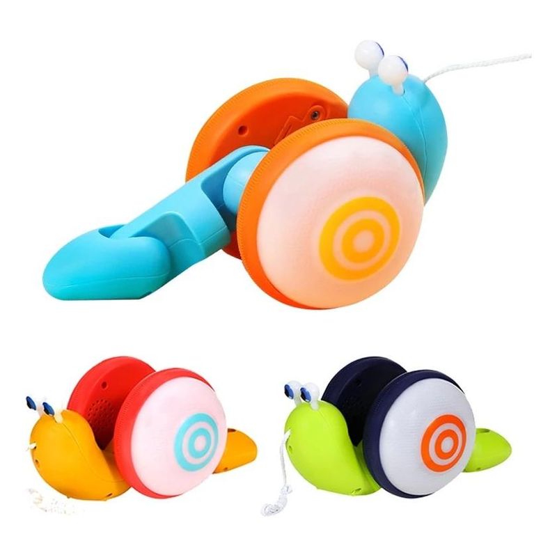 GENERICO - Juguete Interactivo para Bebés Caracol con Luces LED