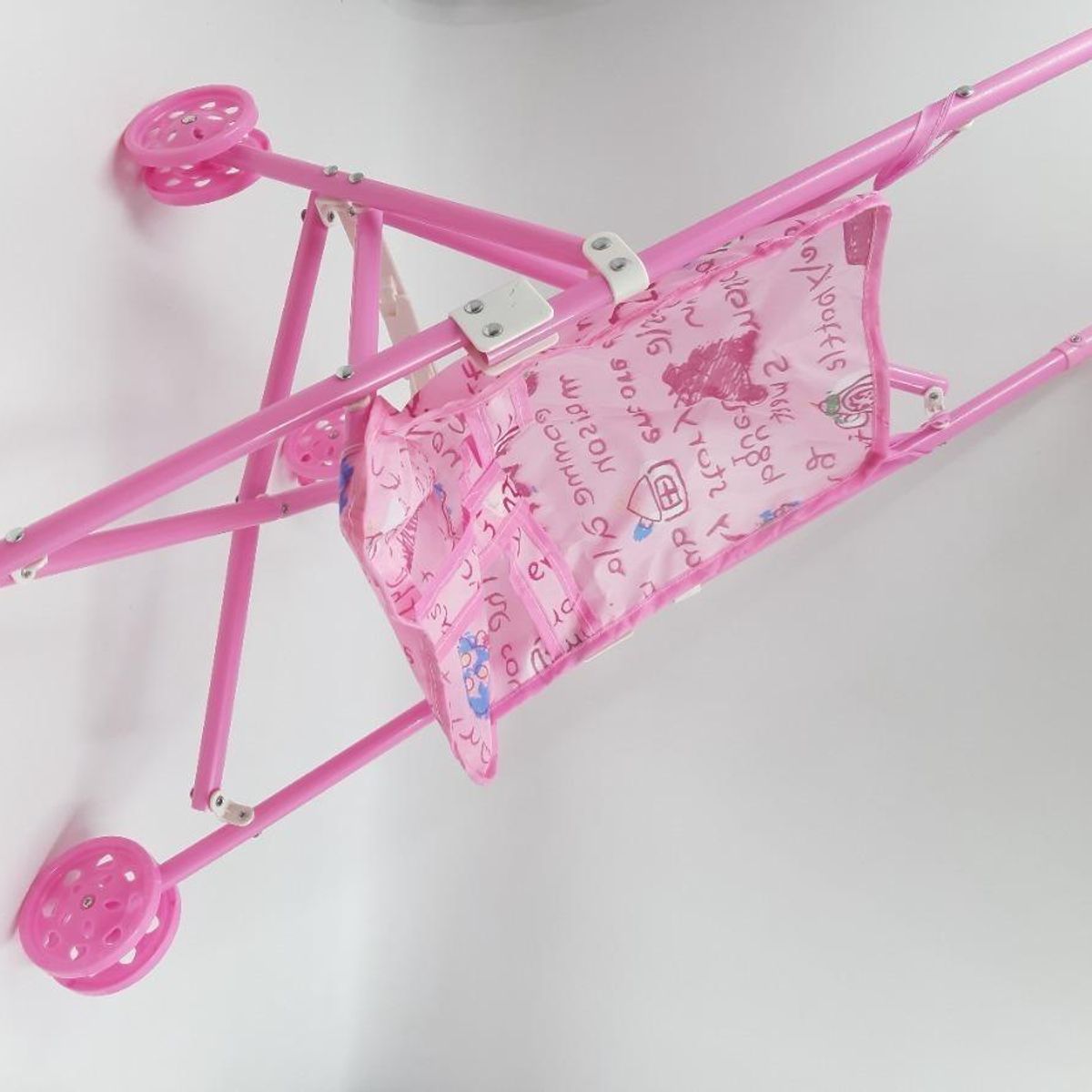 GENERICO - Coche Paraguas Rosado Para Muñecas de Plástico