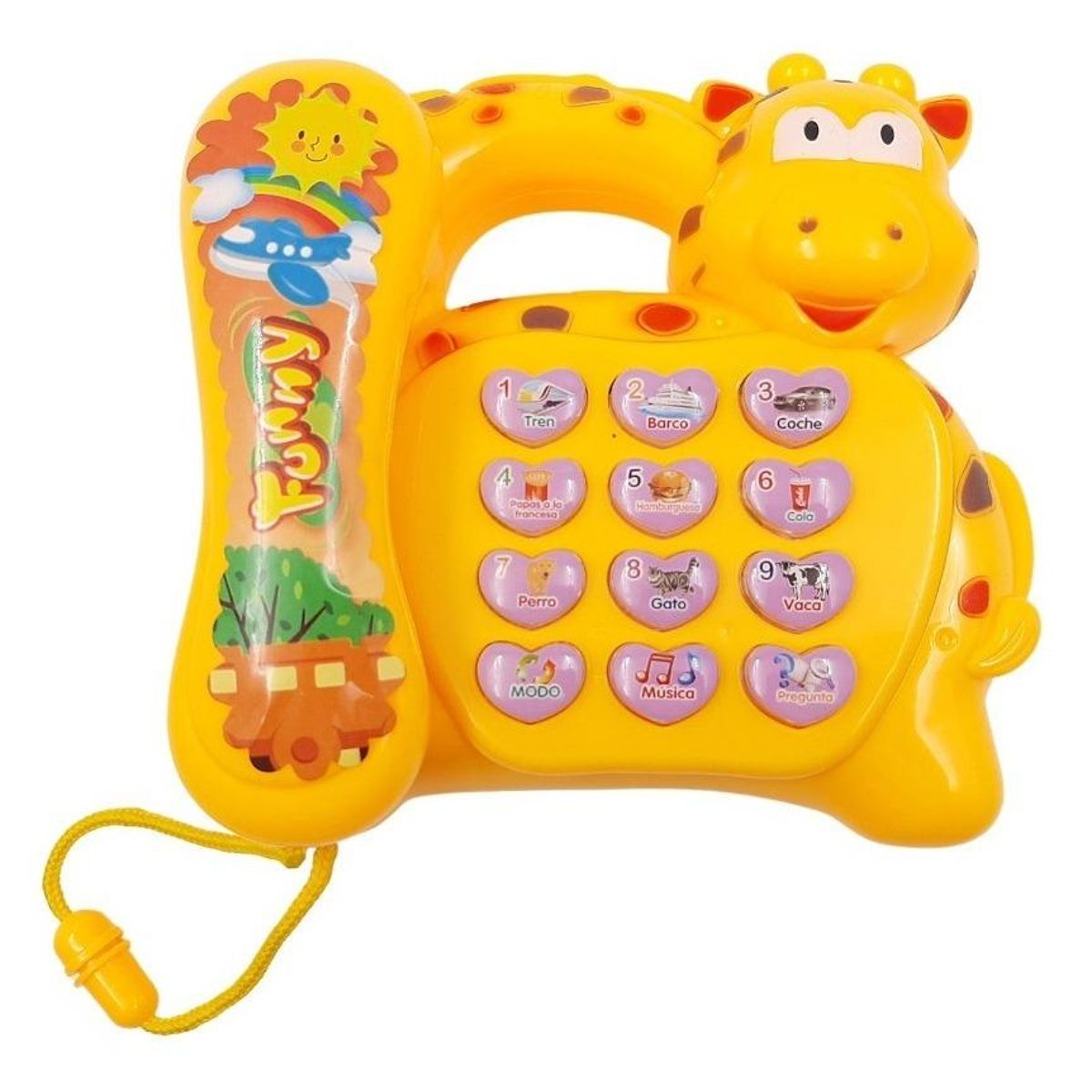 GENERICO - Teléfono Musical Interactivo para Bebé con Animales