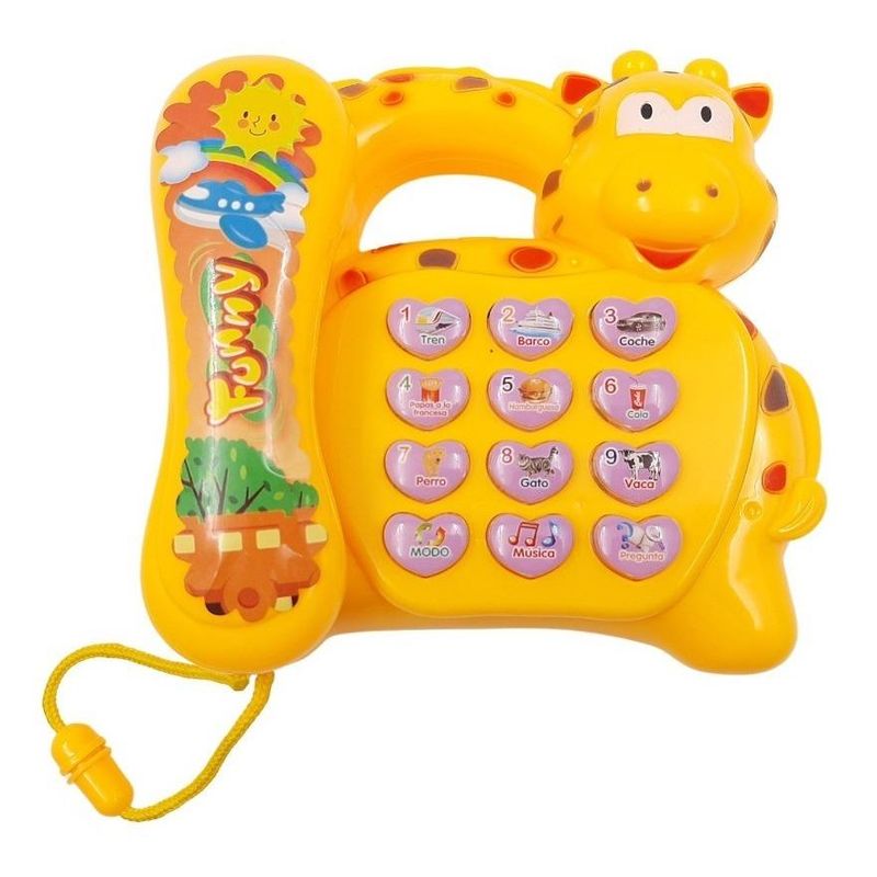 GENERICO - Teléfono Musical Interactivo para Bebé con Animales