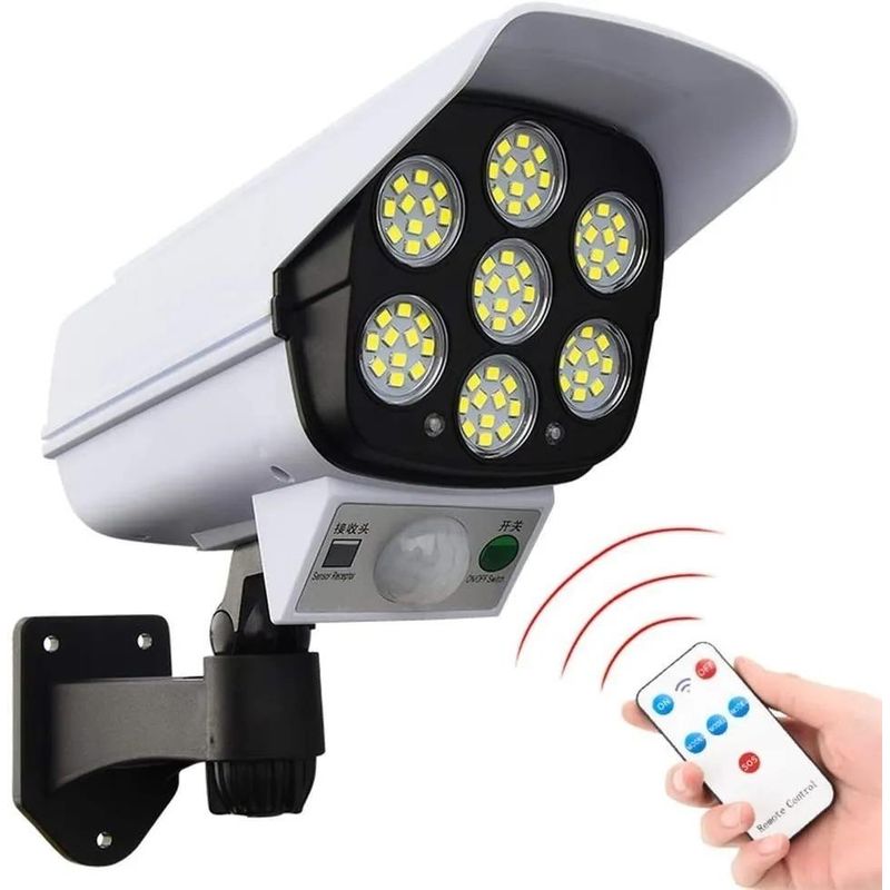 GENERICO - Foco Solar con Sensor de Movimiento para Seguridad Exterior