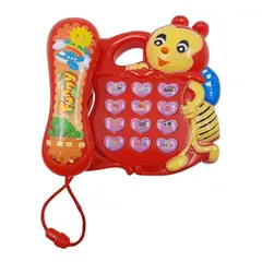 GENERICO - Teléfono Musical Interactivo para Bebés con Luces y Sonidos