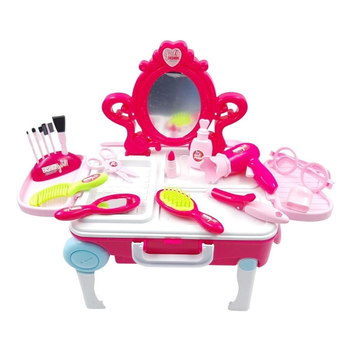 GENERICO - Maletín Grande de Instrumentos Médicos para Niñas - Rosa