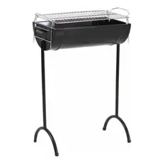GENERICO - Parrilla portátil para asados BBQ a carbón para terraza y balcón