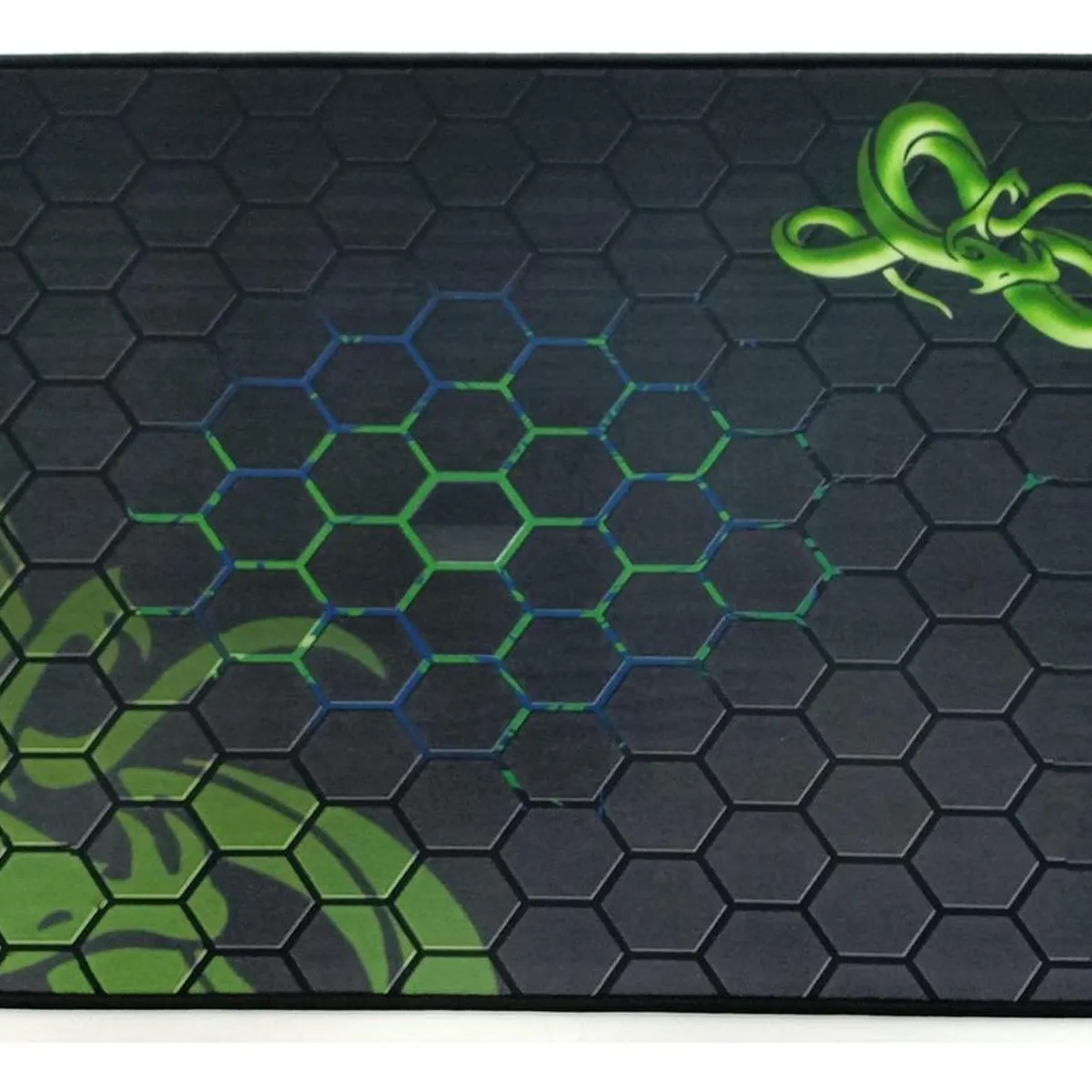 GENERICO - Mousepad Gamer Cosido Verde con Superficie Suave